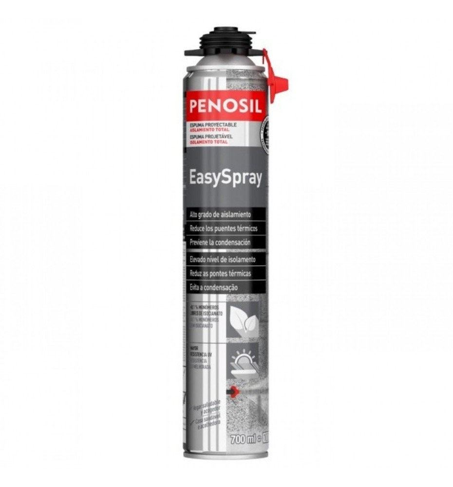 ESPUMA PROJETAVEL BRANCA EASYSPRAY 700ML PISTOLA PENOSIL